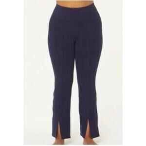 Brand New  Ruby Ribbon Women's Size 2XL XXL Split Ankle Leggings Blue